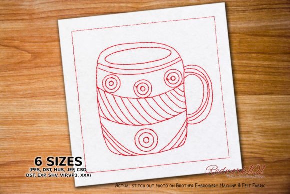 Review: Doodle Decorative Mug Embroidery Design