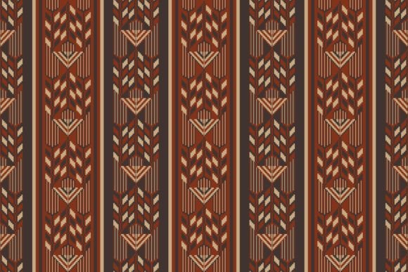 Review: Embroidery Ethnic Chevron Stripe Pattern