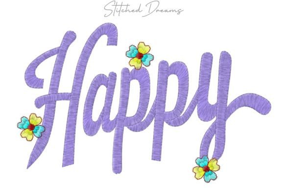 Review: Floral Happy Embroidery Design for Gifts