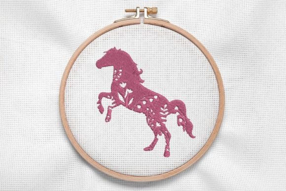 Review: Floral Horse Machine Embroidery Design