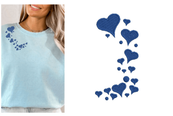 Review: Heart Waterfall Embroidery for Business Merch