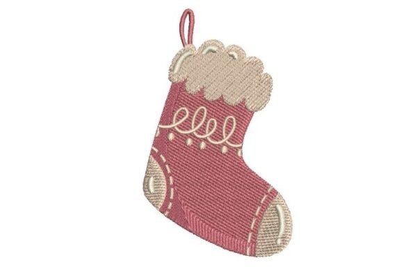 Review: Pink Christmas Stocking Embroidery for Boutiques