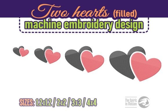 Review: Romantic Two Hearts Embroidery Design