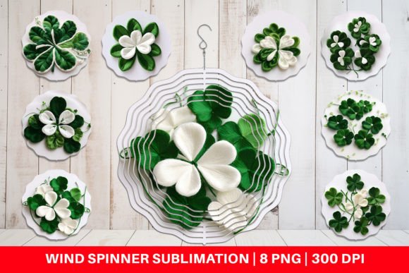 Review: Wind Spinner 3D Shamrocks Embroidery
