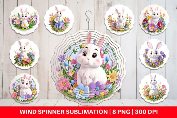 Review: Wind Spinner Bunny Easter Embroidery