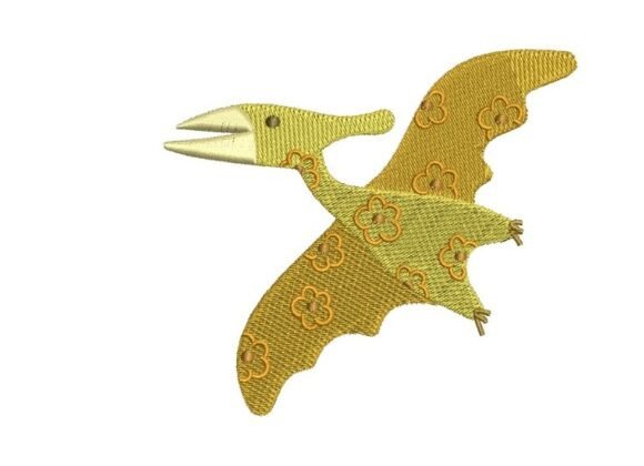 Review: Yellow Floral Dinosaur Embroidery for Holiday Sales