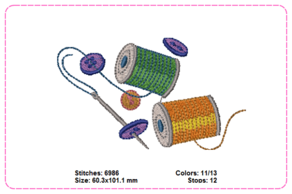 Reviewing Thread Bobbin Needle Embroidery Design for Real Projects