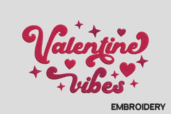 Reviewing Valentine Vibes Embroidery Design for Etsy Shops