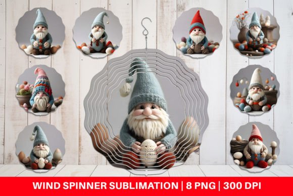 Reviewing Wind Spinner Easter Gnome Embroidery