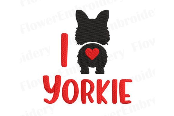 Reviewing Yorkie Dog Machine Embroidery for Apparel