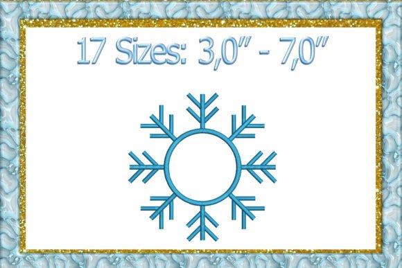 Snowflake Frame Embroidery Design: A Designer’s Review